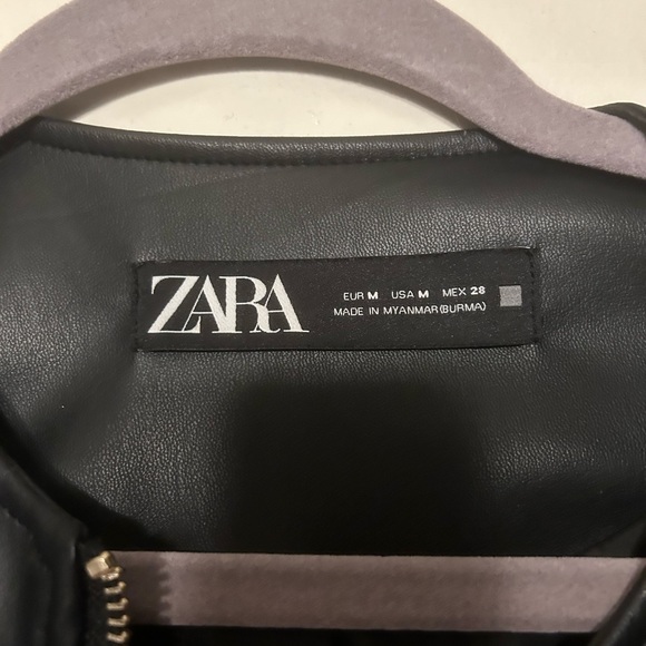 Zara leather jacket - Picture 9 of 11